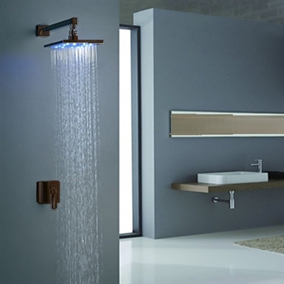 Thermostatic Shower System Brushed Nickel